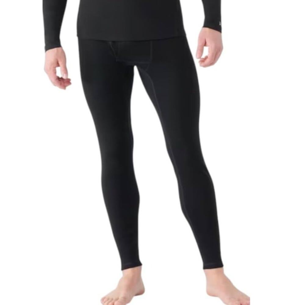 Smartwool Men's Black Merino Wool Base Layer Long Underwear